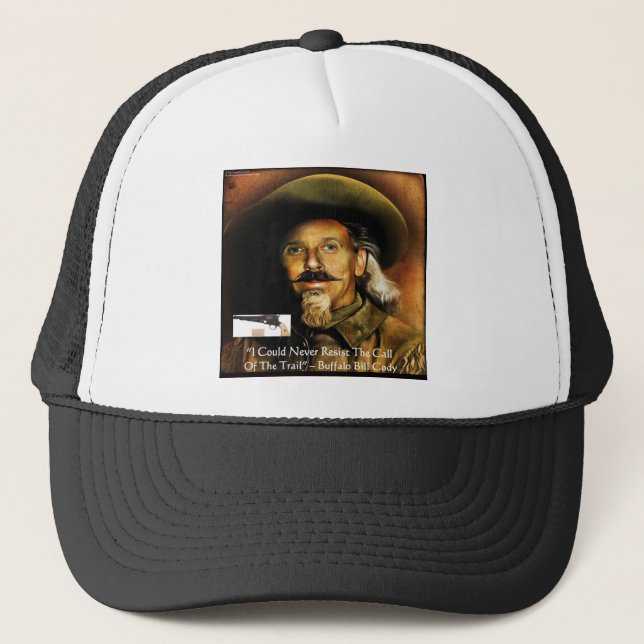 Buffalo Bill Cody Hans Gun & Quote Gifts & Cards Keps (Framsida)