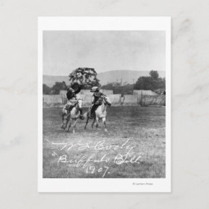 "Buffalo Bill" Cody Riding Horse Vykort
