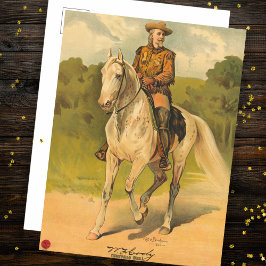 Buffalo Bill Cody till häst Vykort