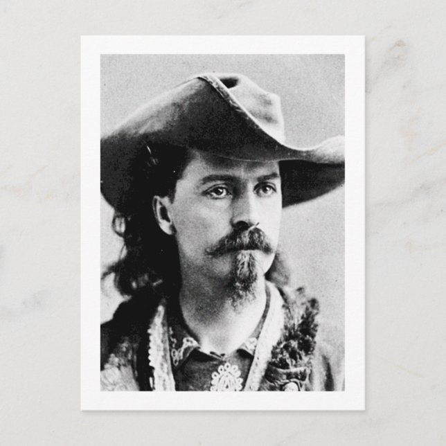 Buffalo Bill Cody Western Scout Vilda western Show Vykort (Framsida)