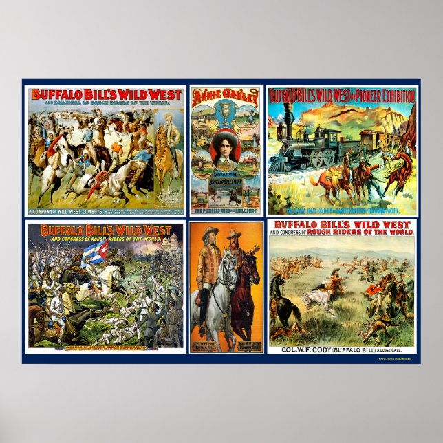 BUFFALO BILL MONTAGE POSTER (Framsidan)