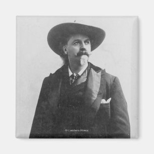 Buffalo Bill Porträtt Magnet