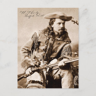 Buffalo Bill Postcard Vykort