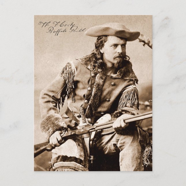 Buffalo Bill Postcard Vykort (Framsida)