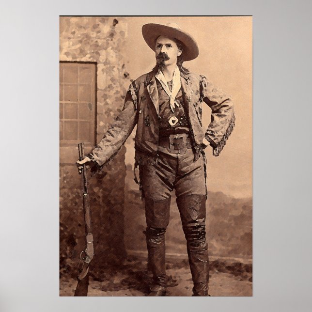 Buffalo Bill Print Poster (Framsidan)