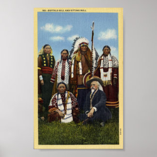 Buffalo Bill & Sitta Bull Poster