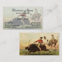 Buffalo Bill: Steer Riding 1889 Vintage Western