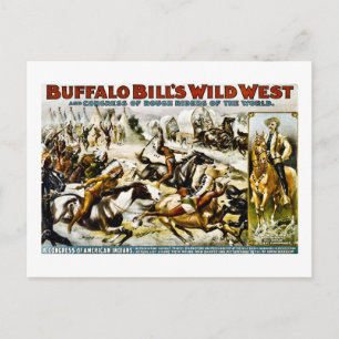 Buffalo Bill Vilda western 1899 Vykort