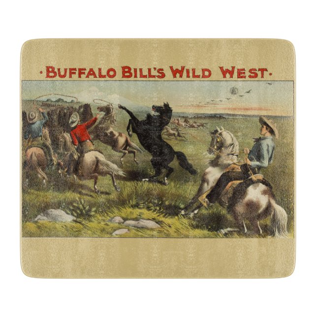 Buffalo Bill Wild West Cowboy Häst Affisch (Framsidan)