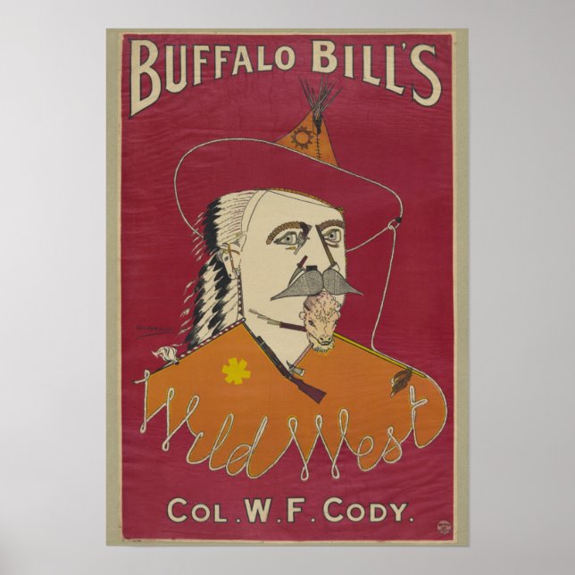 Buffalo Bill's Colonel W. F. Cody Poster (Framsidan)
