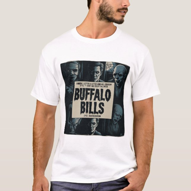 buffalo bills halloween t shirt (Framsida)