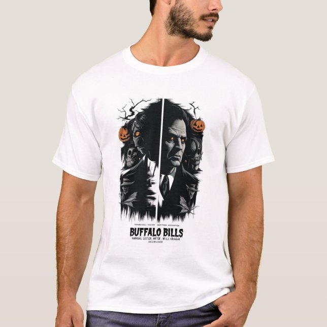 buffalo bills halloween t shirt (Framsida)