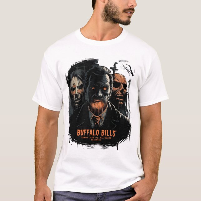 buffalo bills halloween t shirt (Framsida)