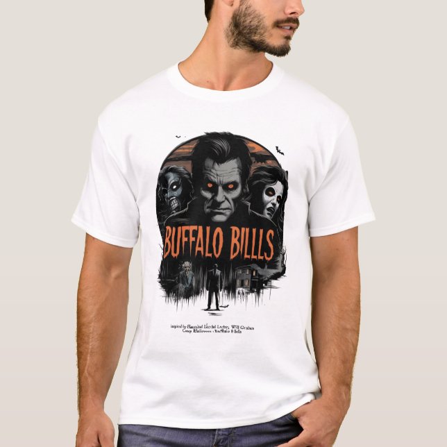 buffalo bills halloween t shirt (Framsida)