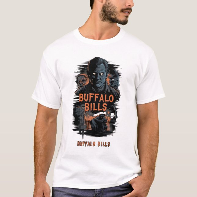 buffalo bills halloween t shirt (Framsida)