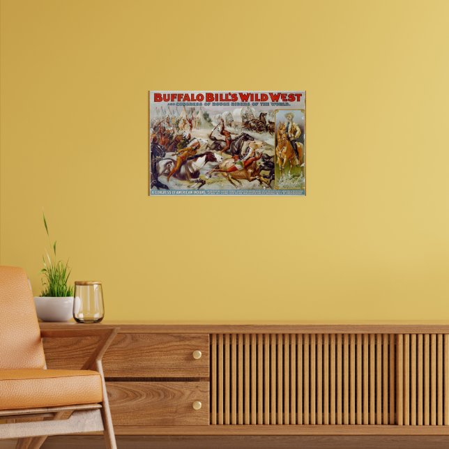 Buffalo Bills Vilda Västern Poster (Vardagsrum 2)