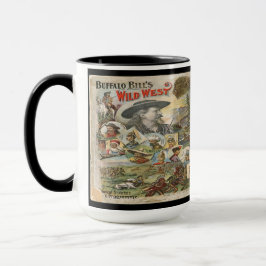 Buffalo Bills Vilda western 1889 Mugg