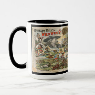 Buffalo Bills Vilda western 1889 Mugg