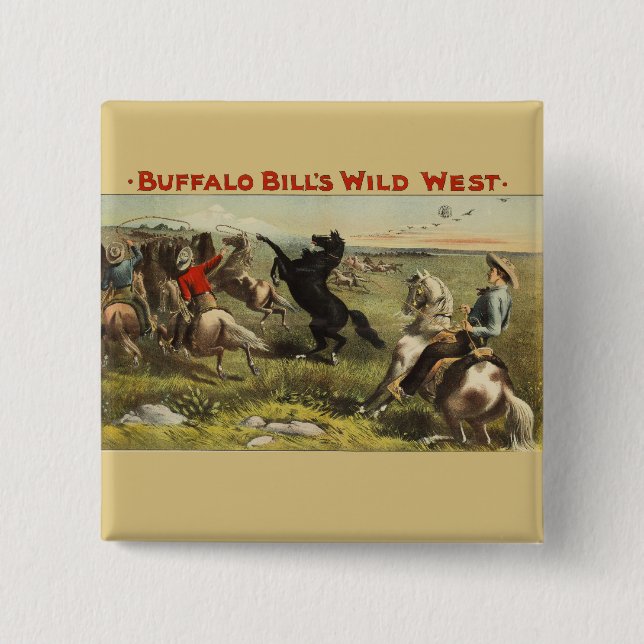 Buffalo Bill's Vilda western Horses Knapp (Framsida)