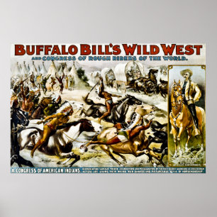 Buffalo Bill's Vilda western - Indianernas kongres Poster
