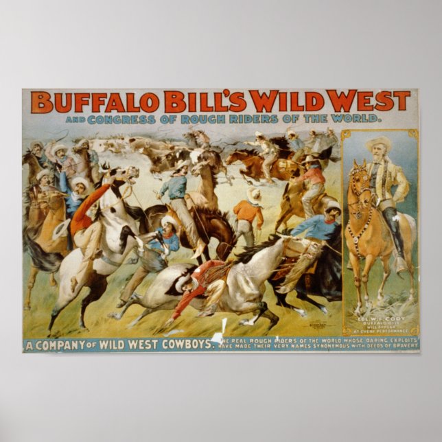 Buffalo Bill's Vilda western Poster (Framsidan)