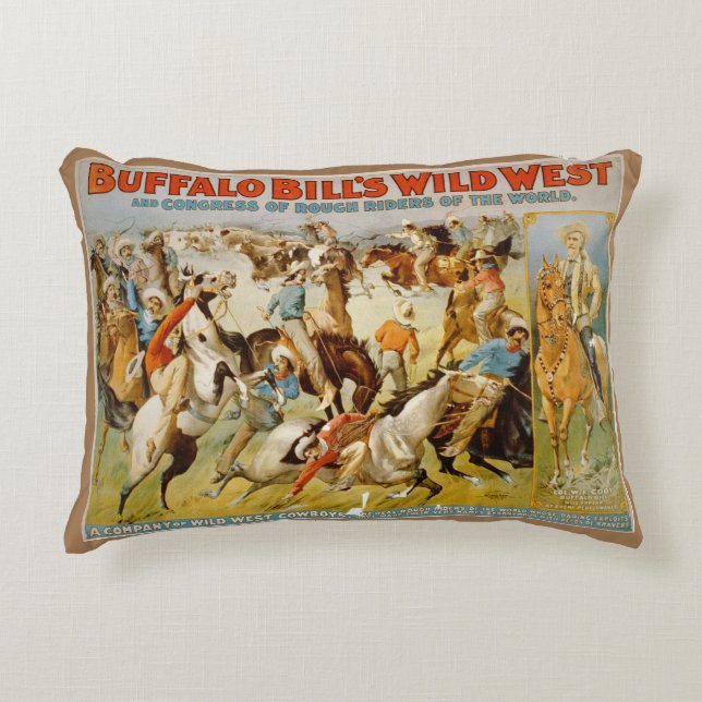 Buffalo Bill's Vilda western Prydnadskudde (Framsidan)