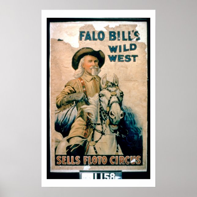 "Buffalo Bill's Vilda western, Sells Floto Circus  Poster (Framsidan)