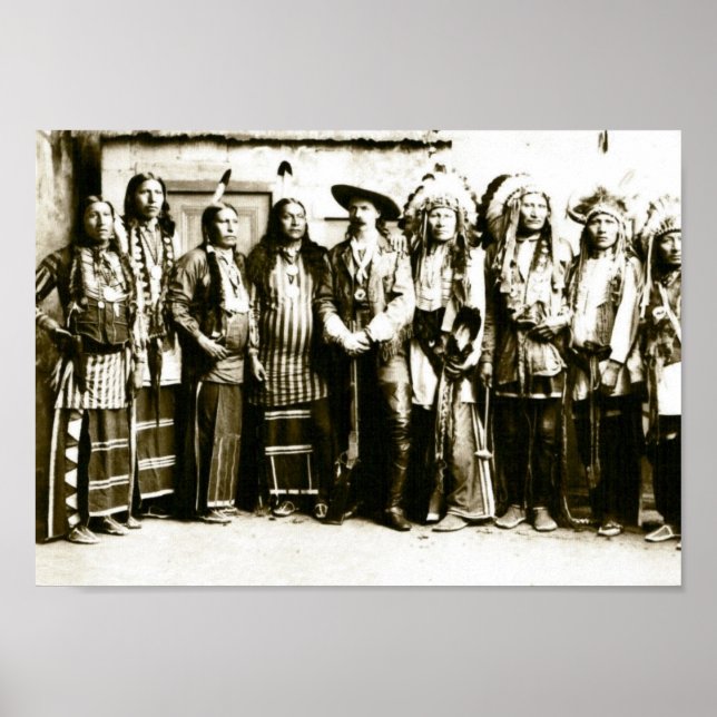 Buffalo Bill's Vilda western Show Poster (Framsidan)