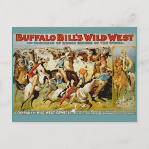 Buffalo Bill's Vilda western Show Vykort