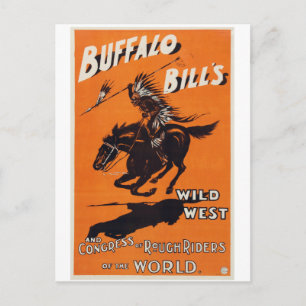 Buffalo Bill's Vilda western Vykort
