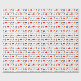 Buffalo Bills Wrapping Paper Presentpapper