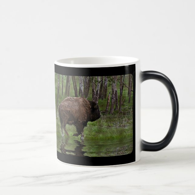 Buffalo Bison Artwork Coffee Mugg (Höger)
