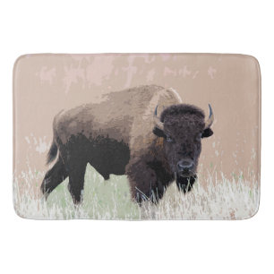 Buffalo / Bison Badrumsmatta