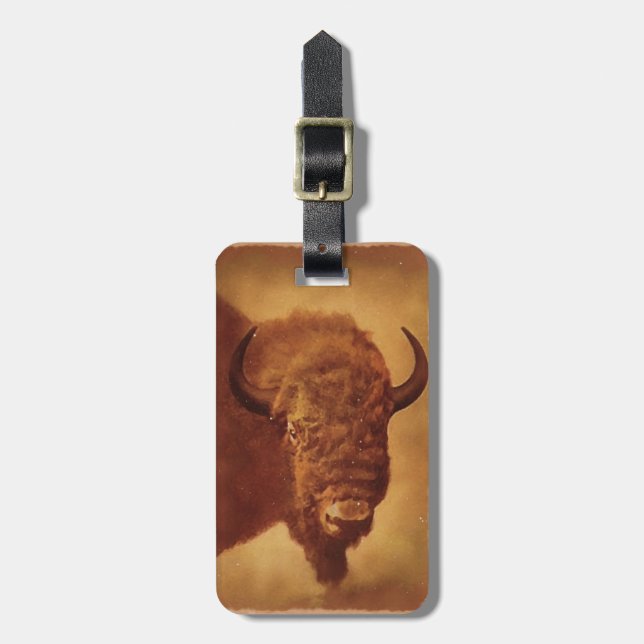 Buffalo / Bison Bagagebricka (Vertikal Framsida)