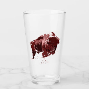 Buffalo - Bison Glaskopp