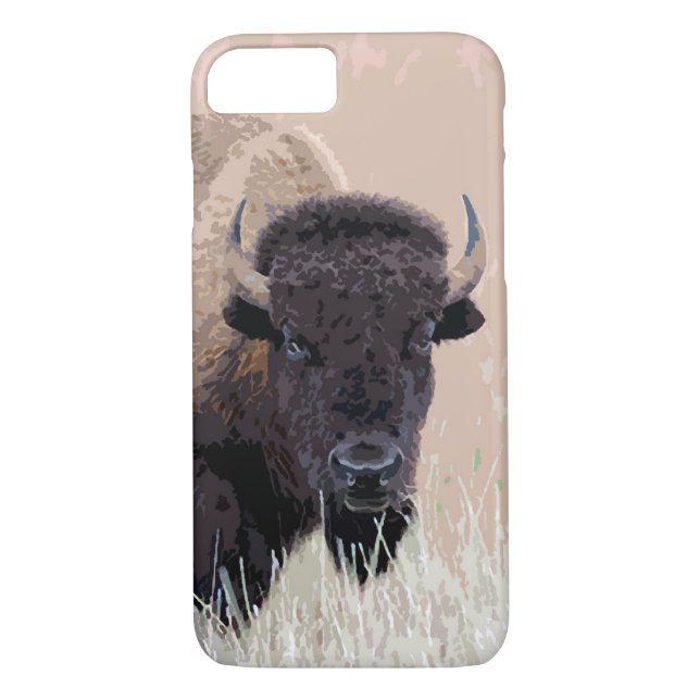 Buffalo / Bison iPhone 7 Fodral Case-Mate iPhone Skal (Baksida)