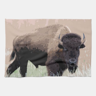 Buffalo / Bison Kökshandduk