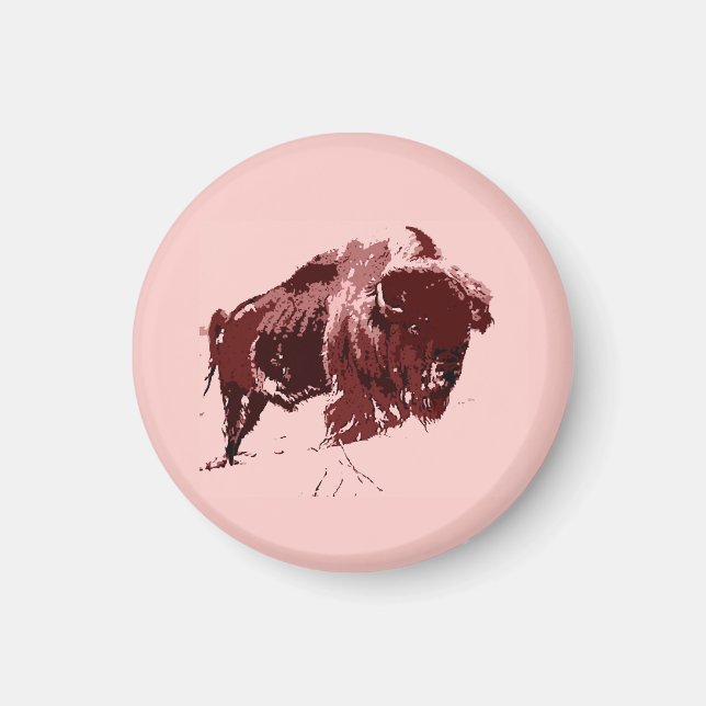 Buffalo - Bison Magnet (Framsidan)