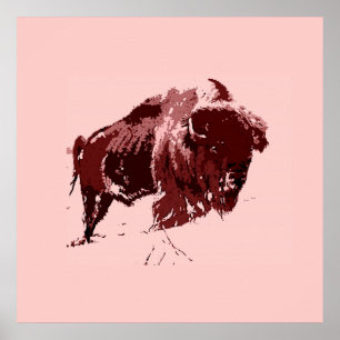 Buffalo - Bison Poster