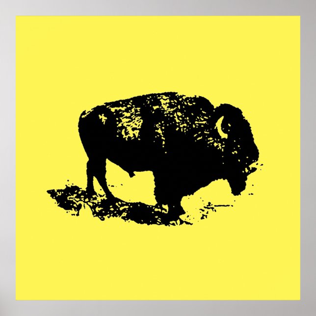 Buffalo Bison Poster (Framsidan)