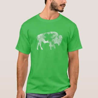 Buffalo Bison Shamrock St. Patrick's Day Saint Pad T Shirt