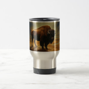 Buffalo Bison Sunset Silhouette Resemugg