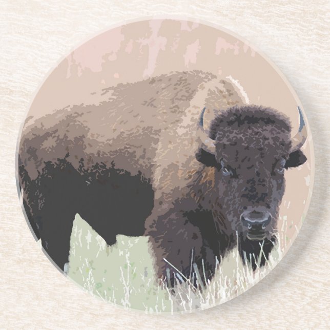Buffalo / Bison Underlägg (Framsidan)