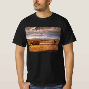 Buffalo Bones Plowed Under av Harvey Thomas Dunn Tee Shirt
