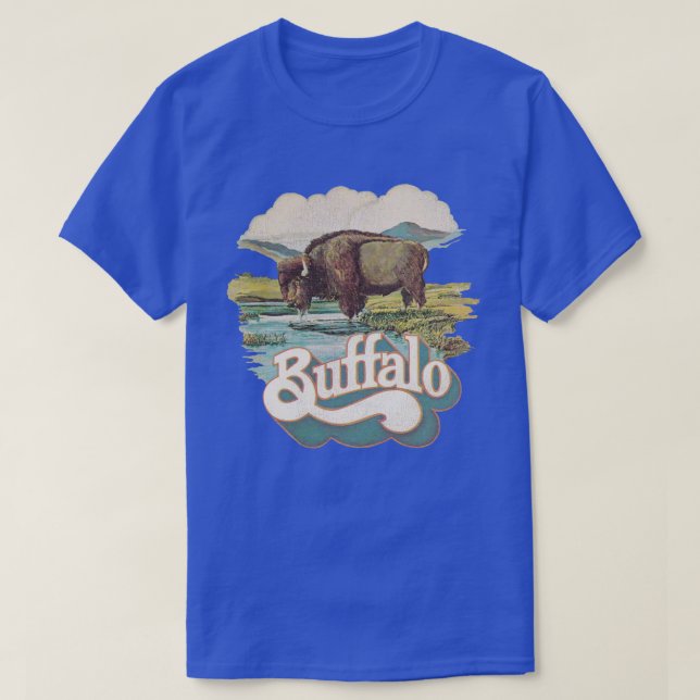 Buffalo Brewing Co Beer Retro Defunect Breweriana T Shirt (Design framsida)