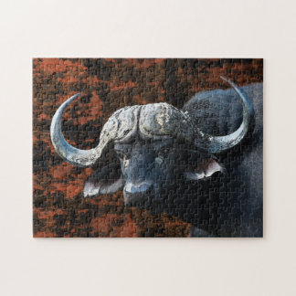 Buffalo bull bra art av vilda djur pussel