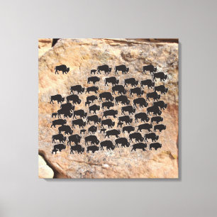 Buffalo Canvastryck