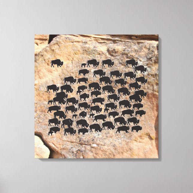Buffalo Canvastryck (Framsida)