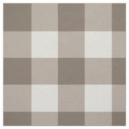 Buffalo Check Beige Cream Ivory Gingham Tyg