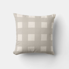 Buffalo Check Beige Play jul-Helgdag Kudde